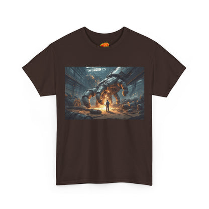 Anime Mech Factory w/Welder & Robot Hand T-Shirt