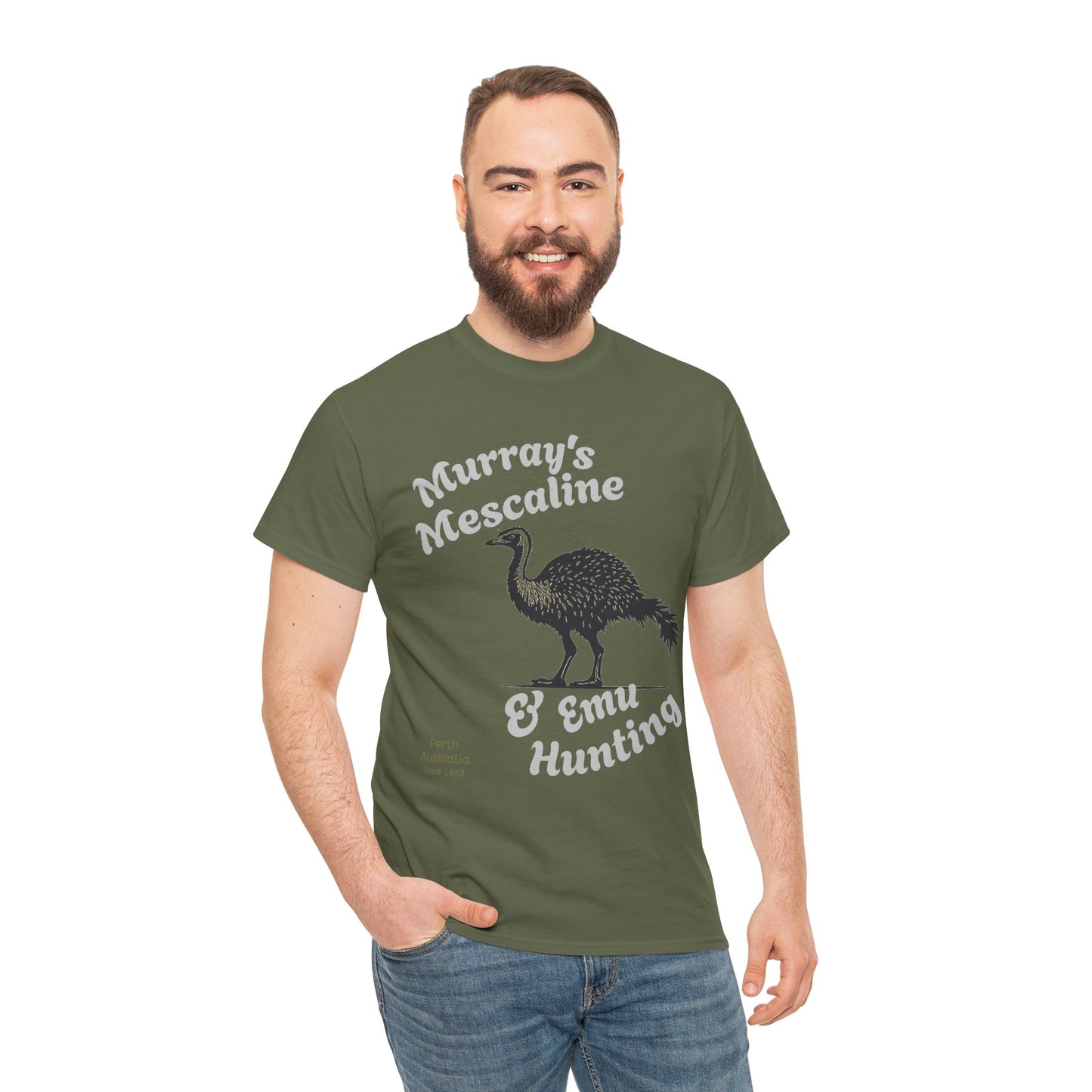 Murray's Mescaline & Emu Hunting Vintage Graphic T-Shirt S-3XL