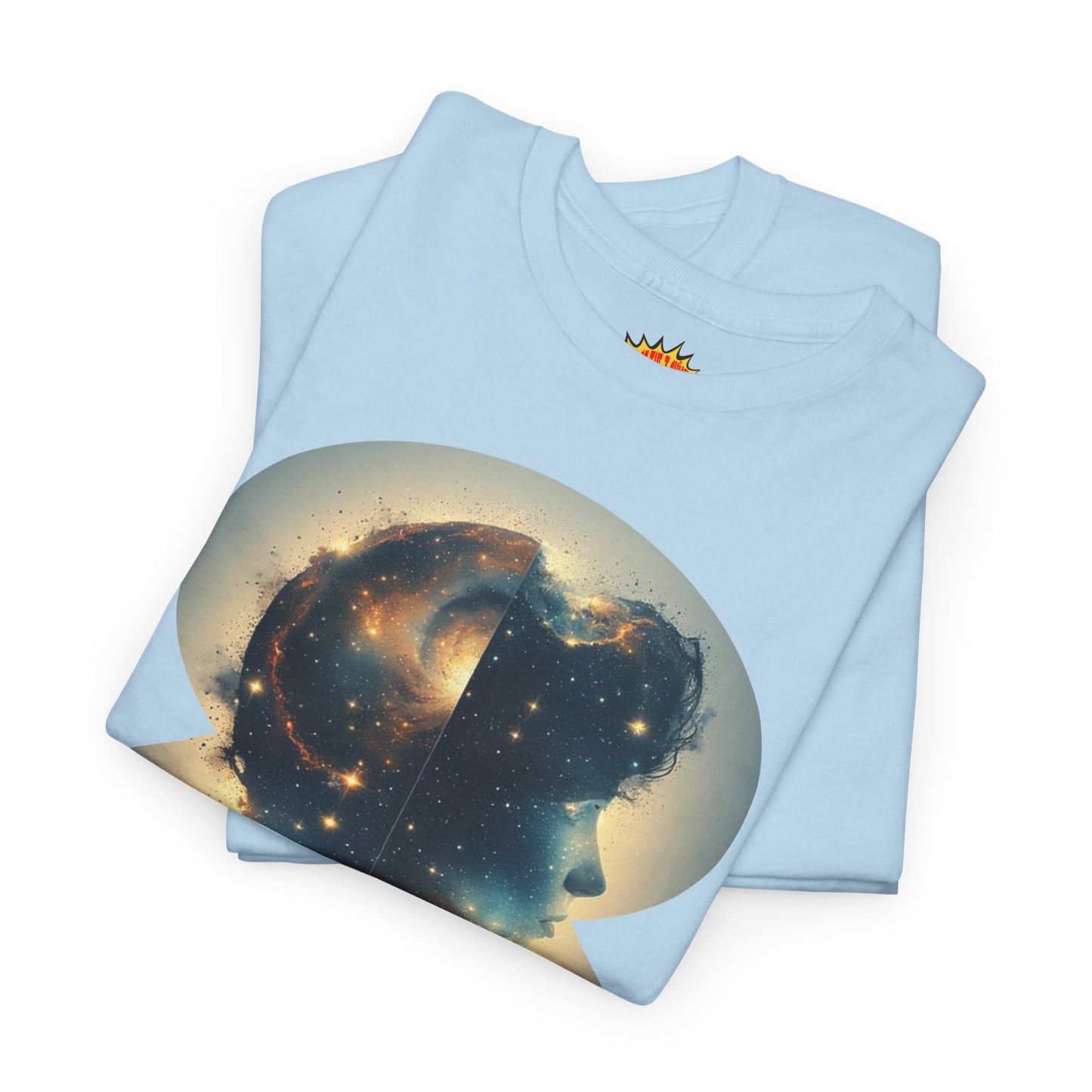 Cosmic Silhouette Galaxy Graphic Art Tee Shirt *Multiple Colors*