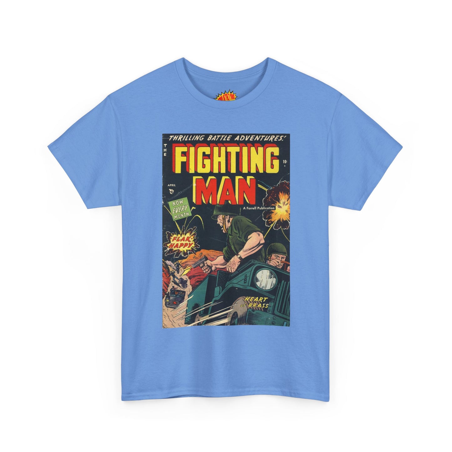 The Fighting Man April Comic Tee Shirt *Multiple Colors*