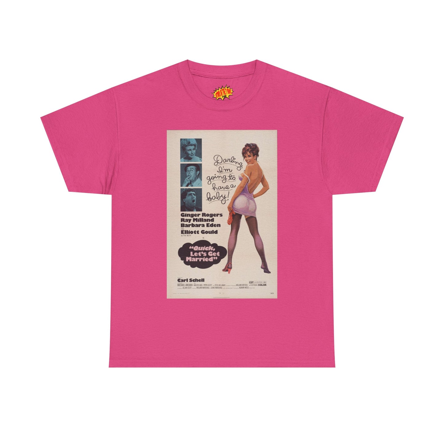 Quick, Let's Get Married Movie Poster T-Shirt *Multiple Colors*