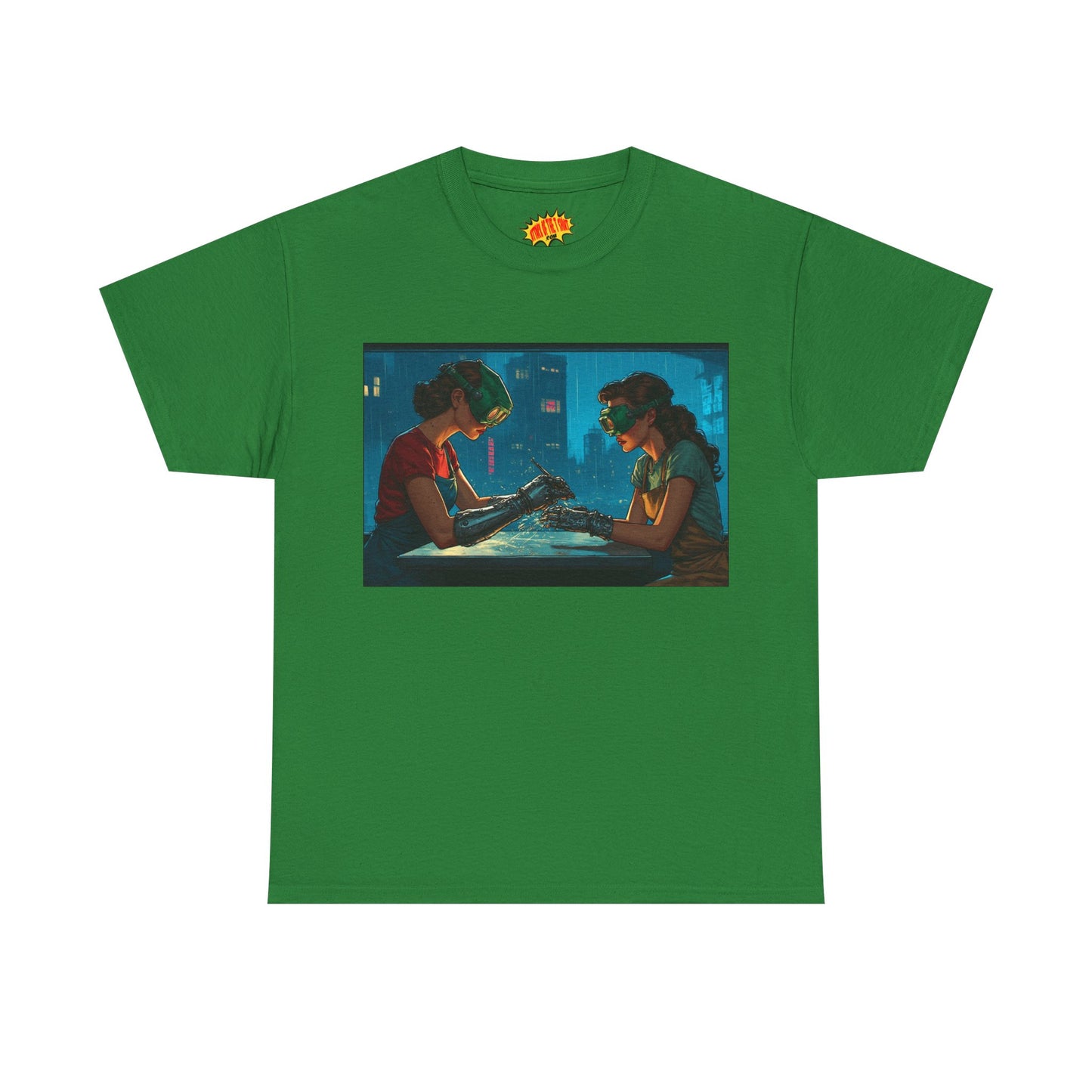 Cyberpunk Cyborg Hand Repair Scene T-Shirt *Multiple Colors*