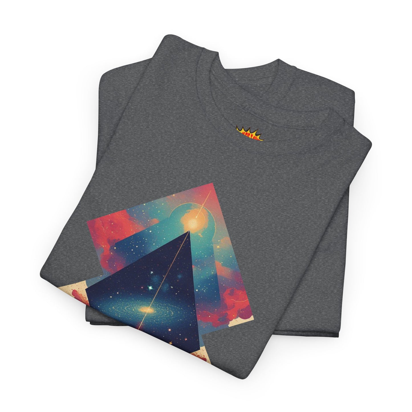 Geometric Shape Galaxy Graphic Space Art Tee Shirt *Multiple Colors*