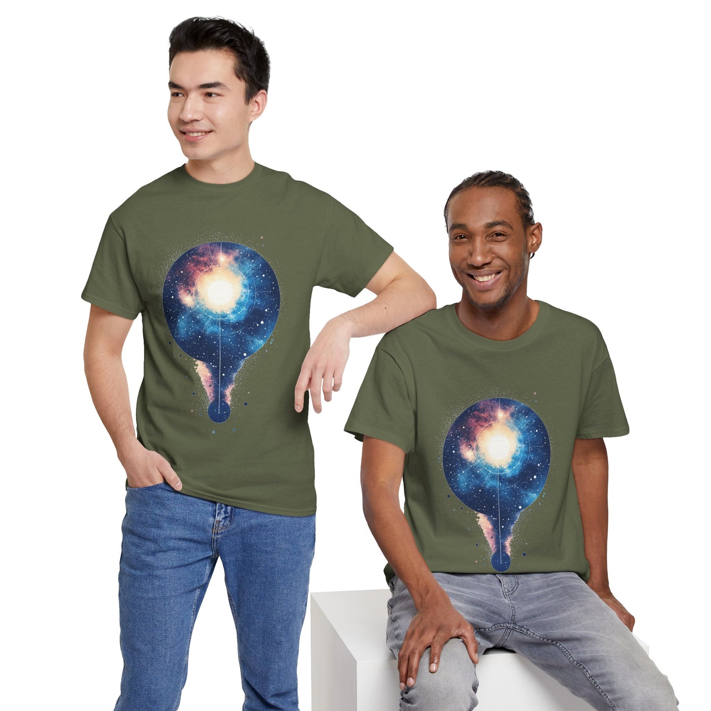 Star Galaxy Nebula Art Graphic Tee Shirt *Multiple Colors*