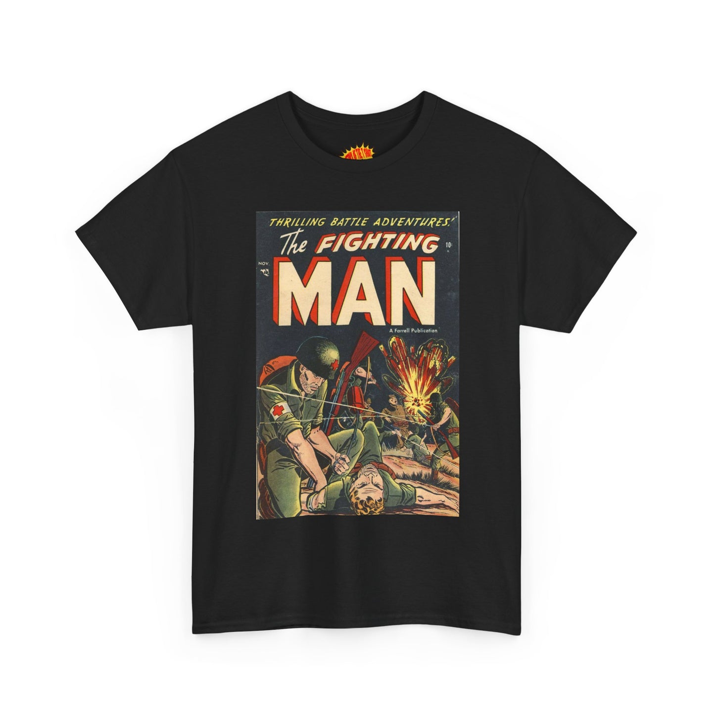 The Fighting Man November Comic Tee Shirt *Multiple Colors*