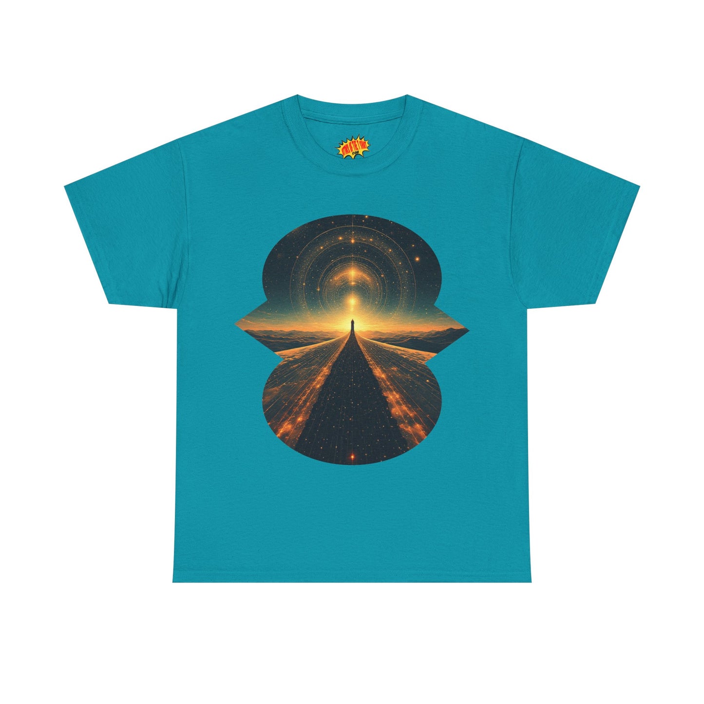 Cosmic Path Space Graphic Art Tee Shirt *Multiple Colors*