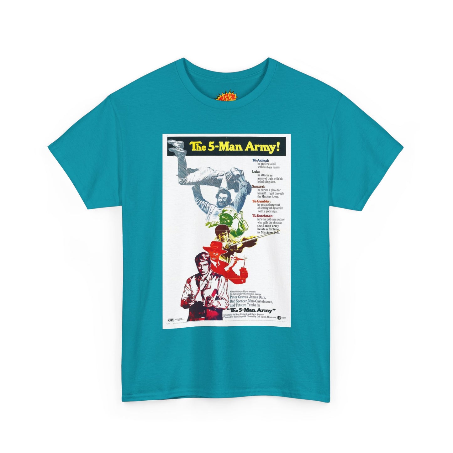 The 5 Man Army Movie Poster T-Shirt *Multiple Colors*
