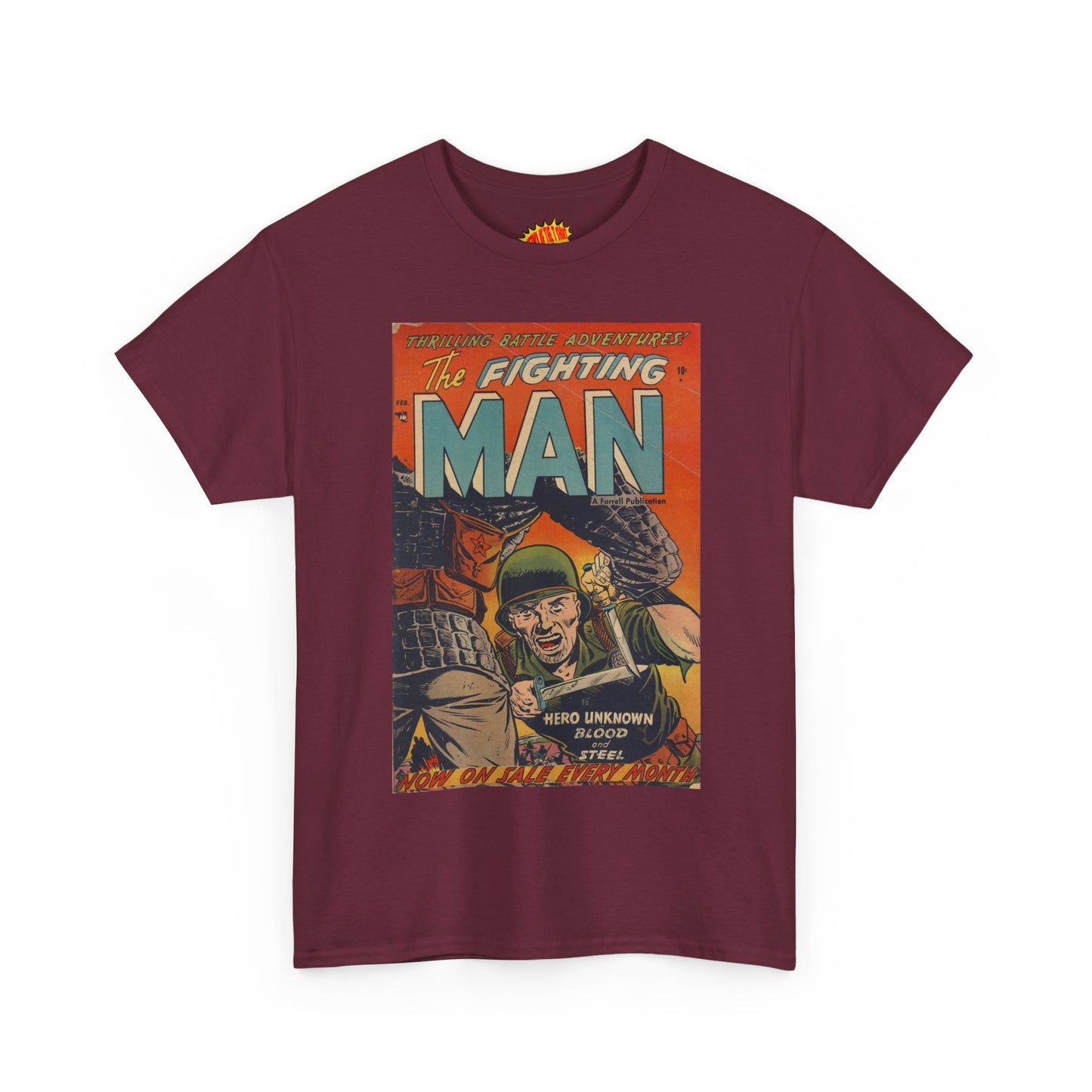 The Fighting Man February Comic Tee Shirt *Multiple Colors*
