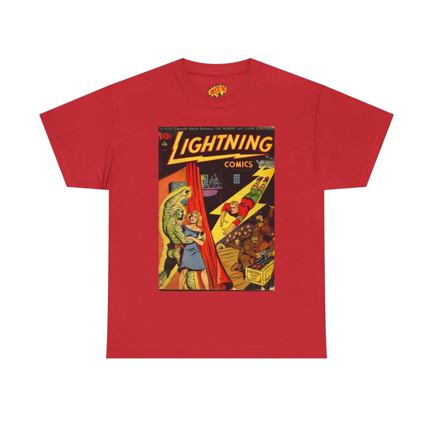 Lightning Comics April Comic Tee Shirt *Multiple Colors*