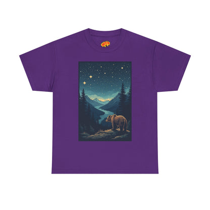 Grizzly Bear Night Scene T-Shirt