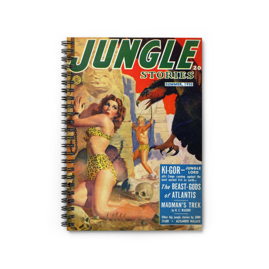 Jungle Stories Summer 1950 Comic Book Cover Notebook