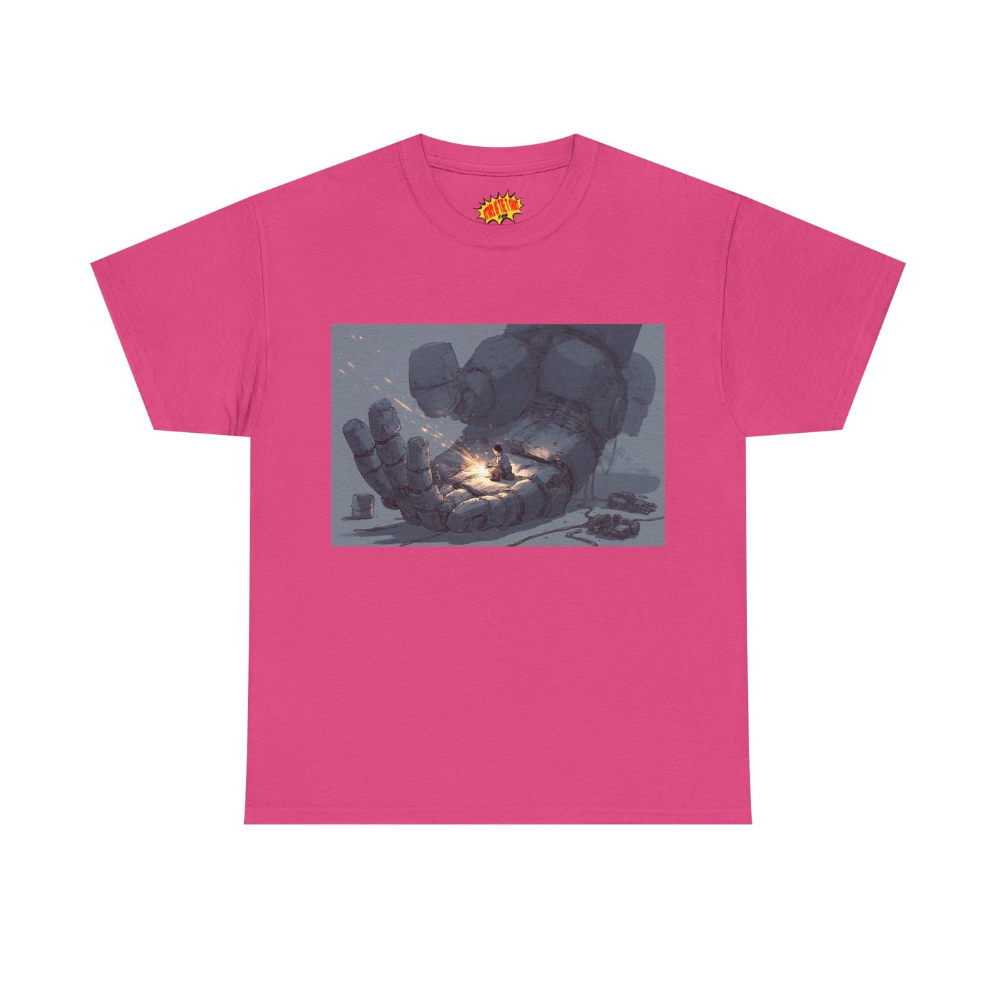 Anime Robot Mech Hand Welder Scene T-Shirt *Multiple Colors*