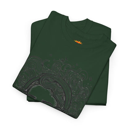 Line Drawing Portrait Graphic Music Art Tee Shirt