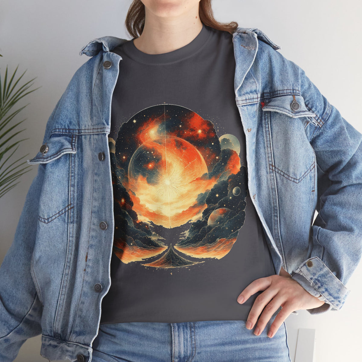 Moonscape w/Clouds Graphic Tee Shirt
