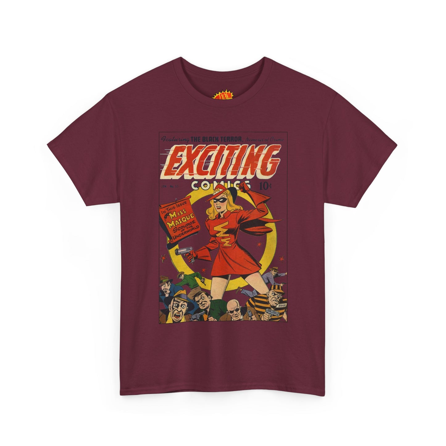 Exciting Comics #53 - Heavy Cotton Tee *Many Sizes and Colors Available*
