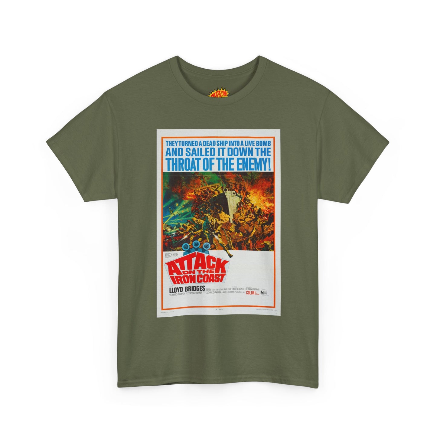 Attack on the Iron Coast Movie Poster T-Shirt *Multiple Colors*