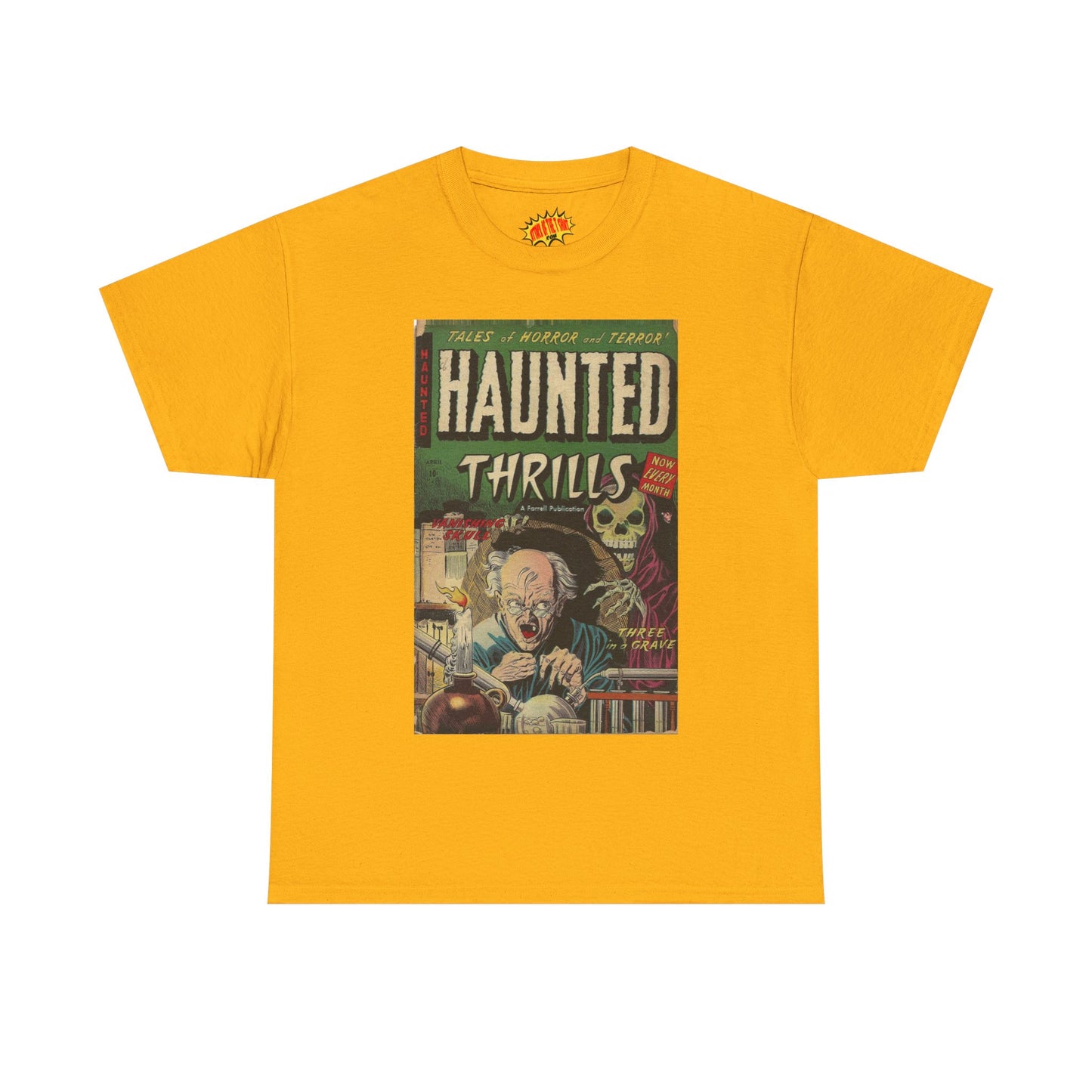 Haunted Thrills April Comic Tee Shirt *Multiple Colors*