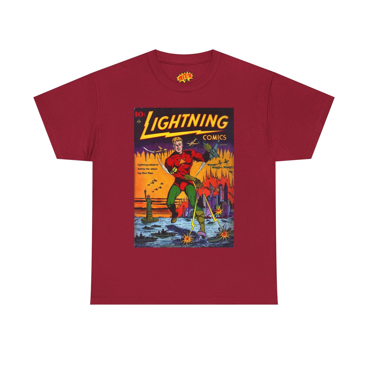 Lightning Comics August Comic Tee Shirt *Multiple Colors*