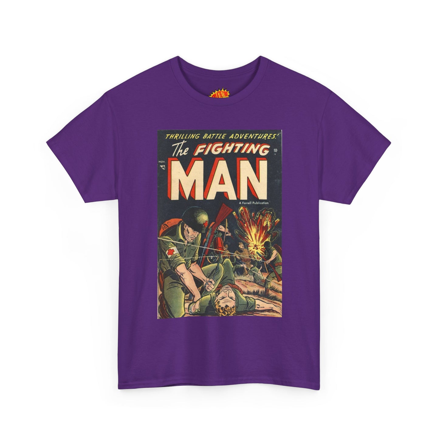 The Fighting Man November Comic Tee Shirt *Multiple Colors*