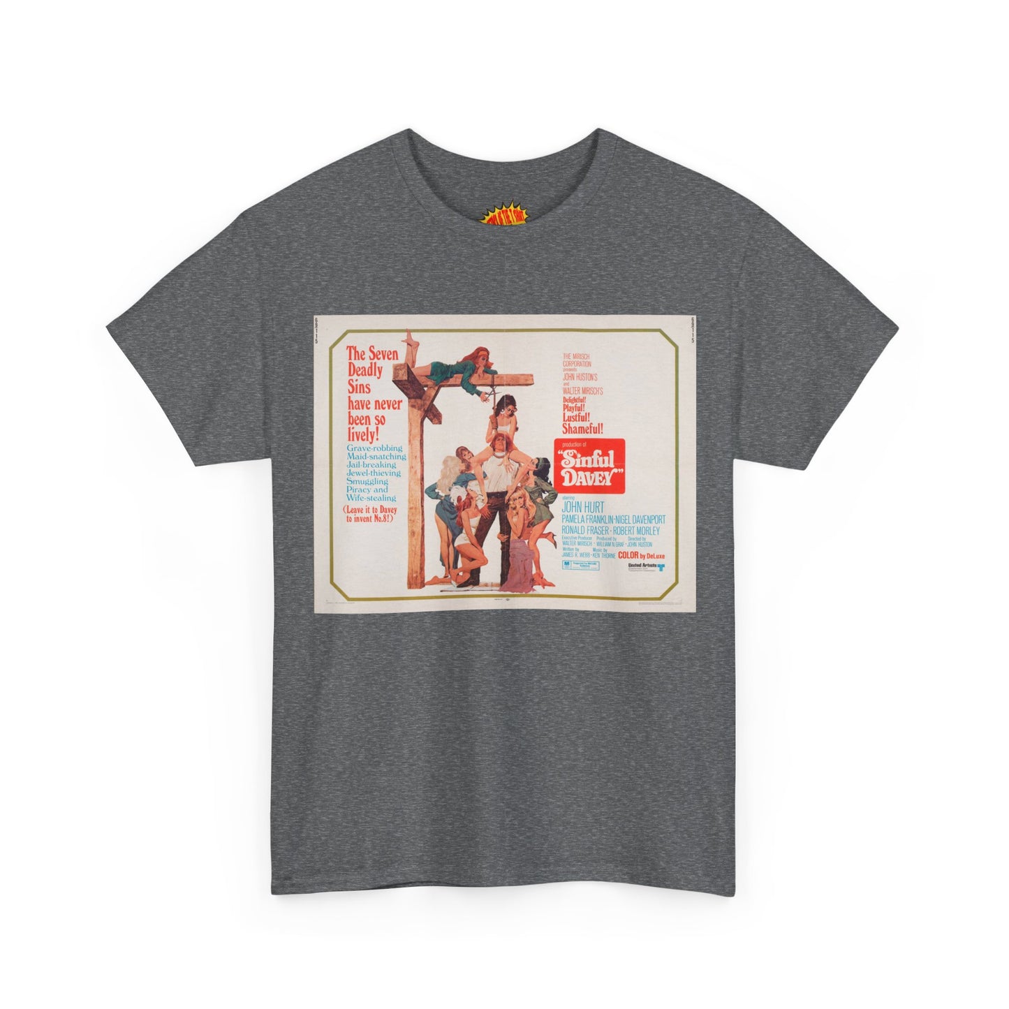 Sinful Davey Movie Poster T-Shirt *Multiple Colors*