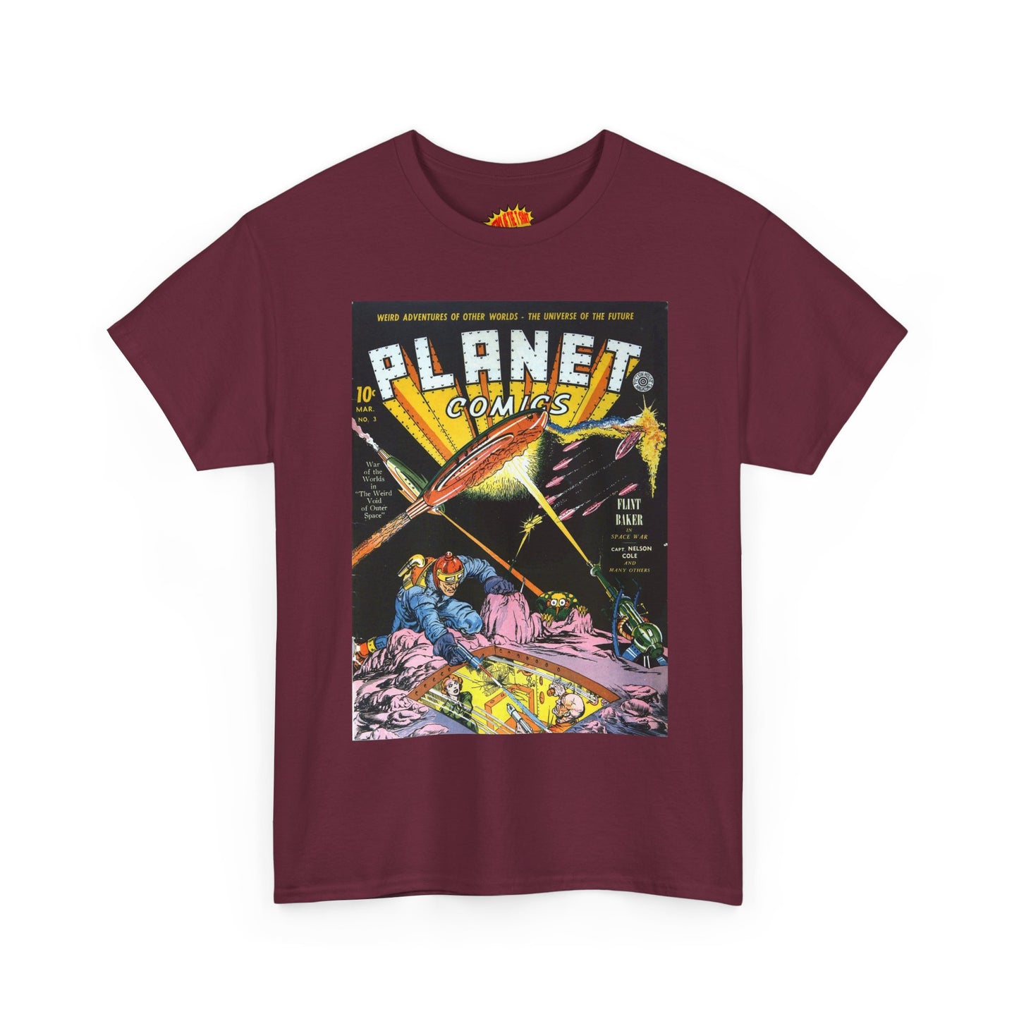 Planet Comics #3 - Heavy Cotton Tee *Dark Colors*