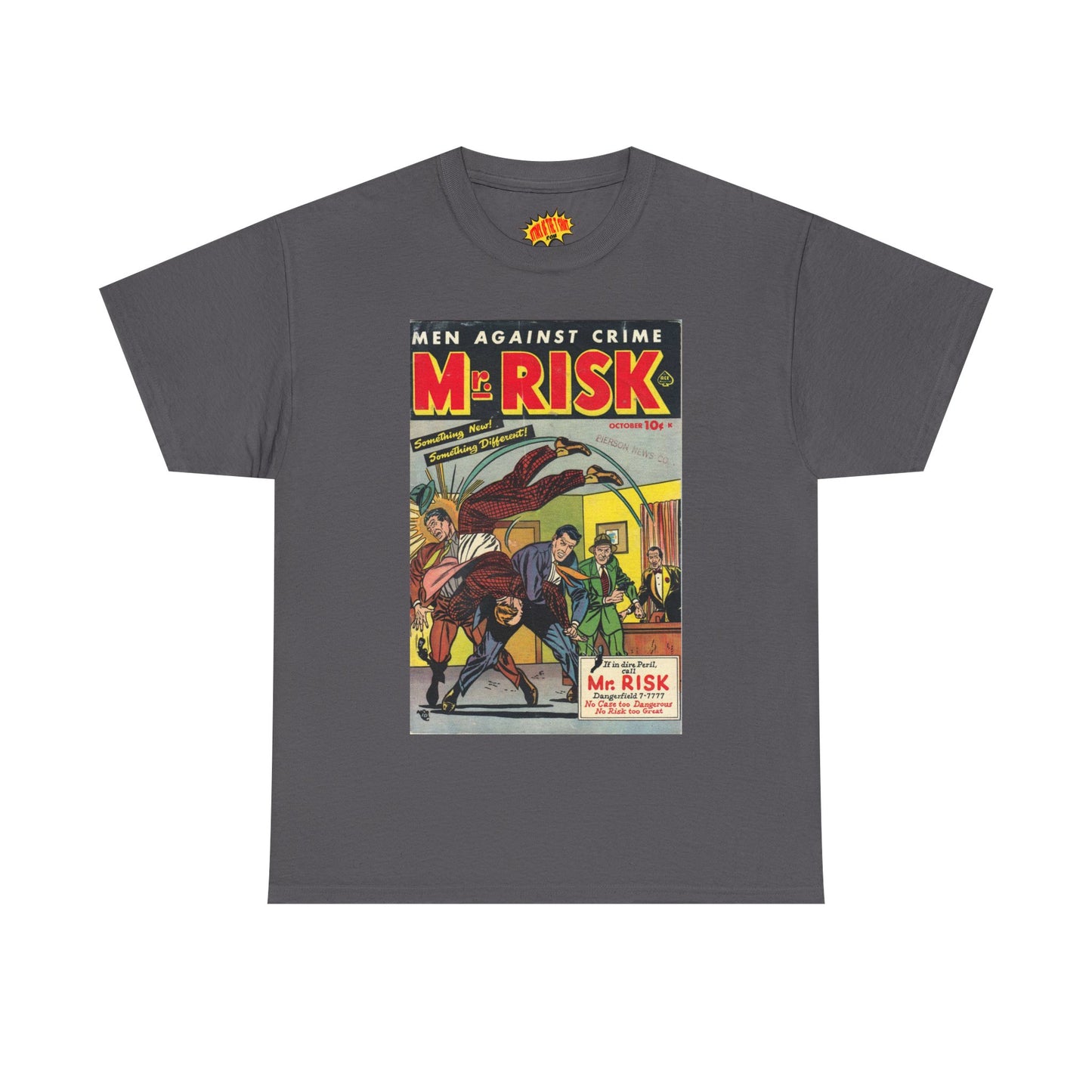 Mr. Risk October Comic Tee Shirt *Multiple Colors*