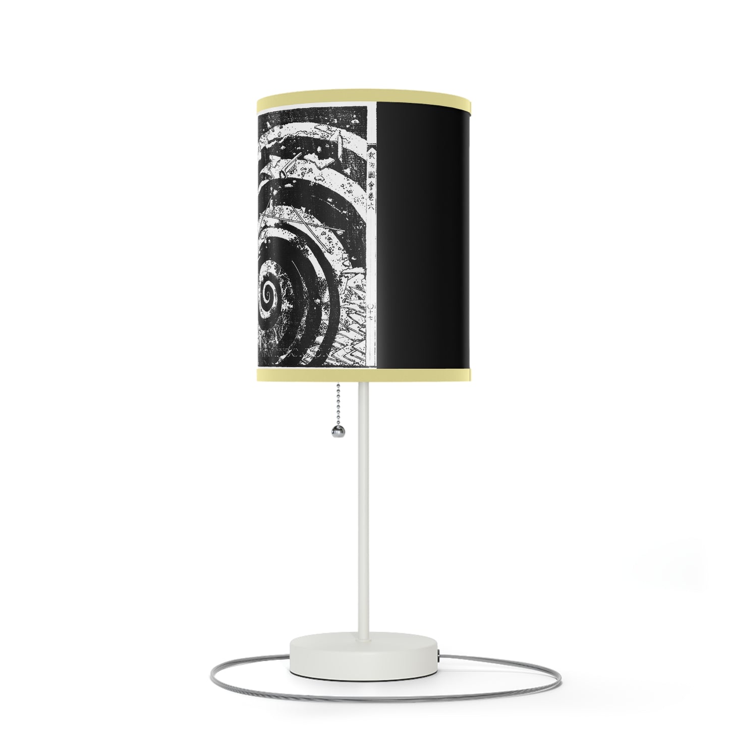 Destruction by Hokusai Japanese Woodcut Lamp