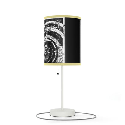 Destruction by Hokusai Japanese Woodcut Lamp