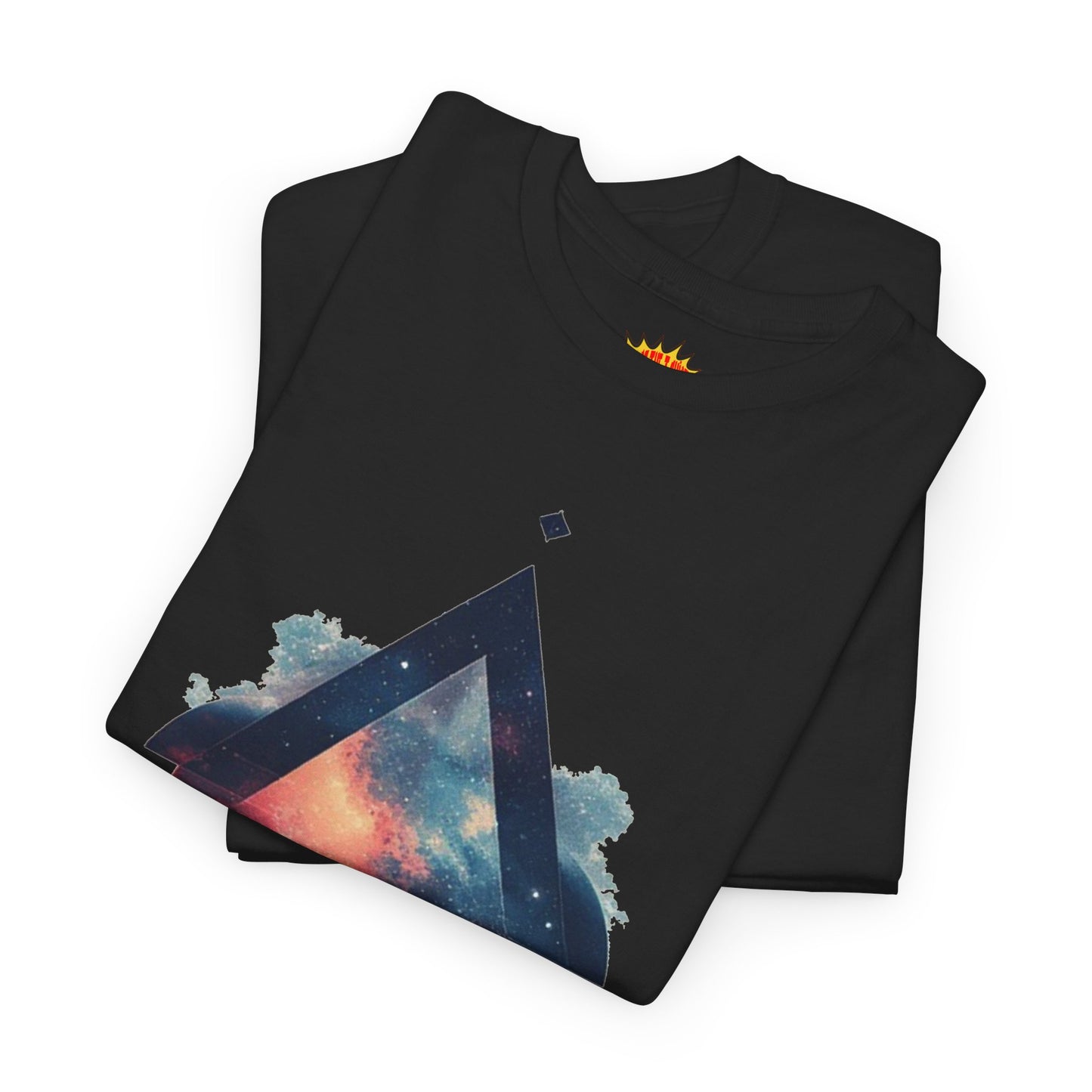 Split Diamond Shape Nebula Graphic Space Art Tee Shirt *Multiple Colors*