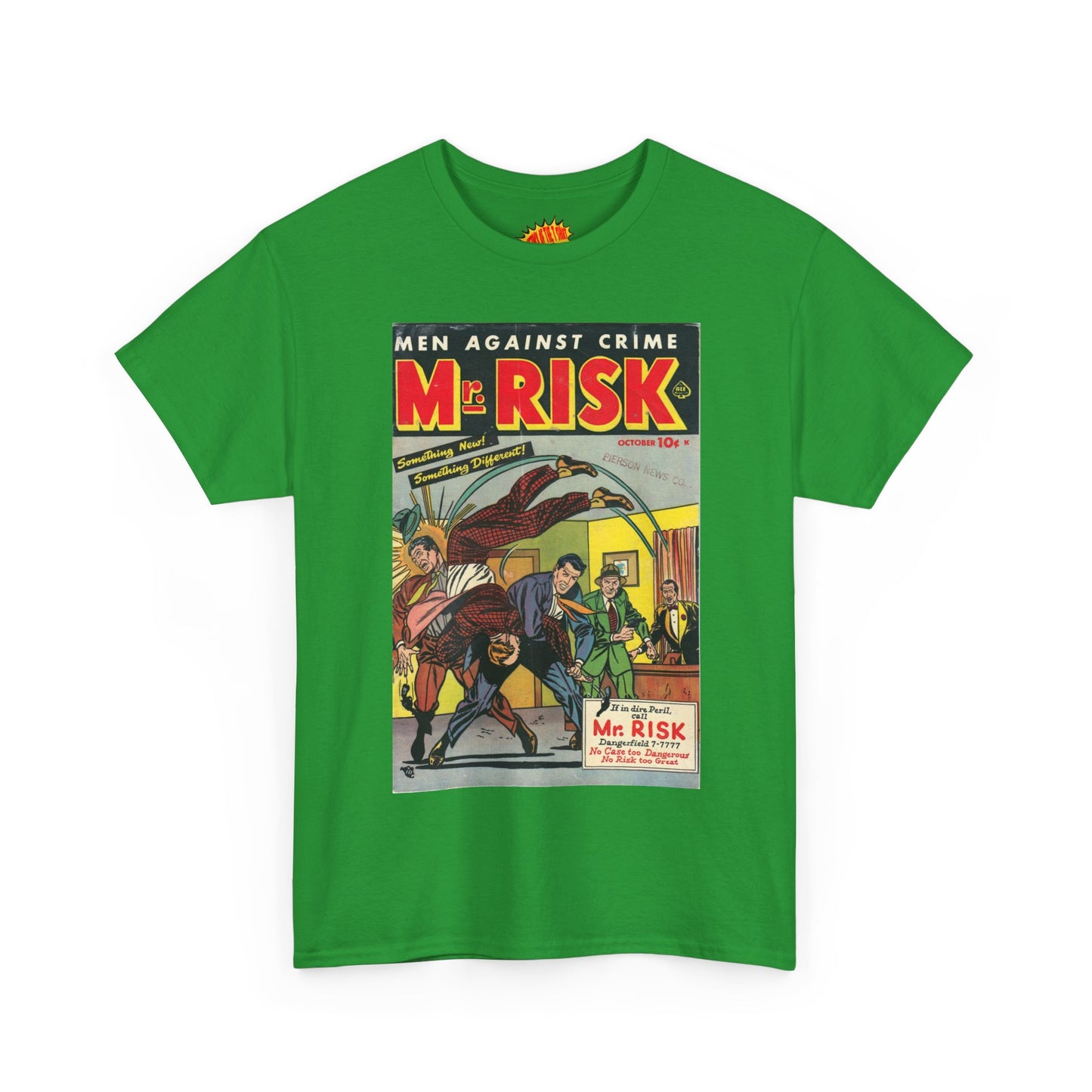 Mr. Risk October Comic Tee Shirt *Multiple Colors*