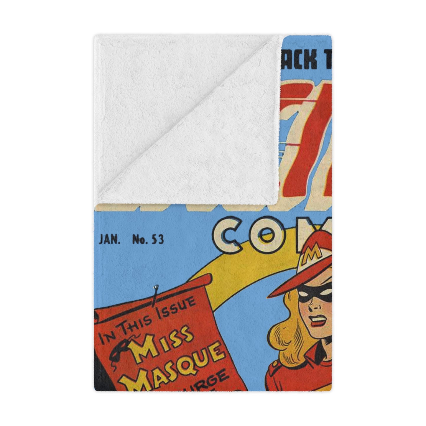Exciting Comics #53 feat. Miss Masque Microfiber Blanket