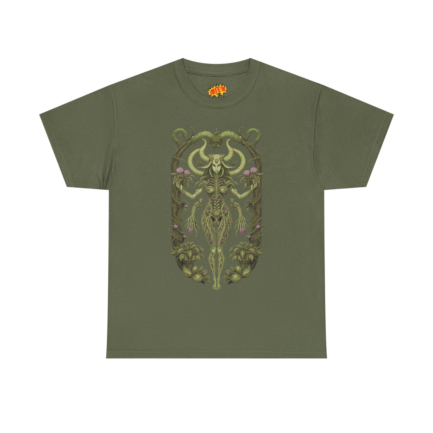 Dryad Flower Succubus Heavy Cotton Forest Dweller Tee Shirt *Multiple Colors*