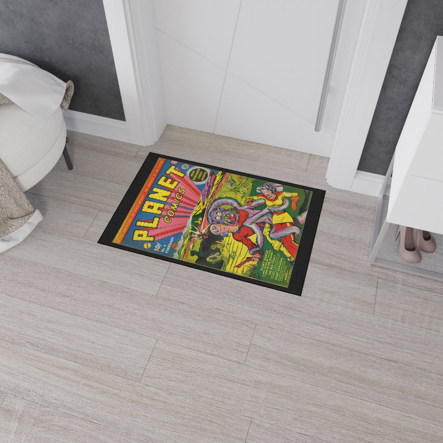 Planet Comics #2 Heavy Duty Floor Mat