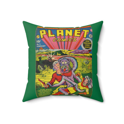 Planet Comics #2 Square Pillow