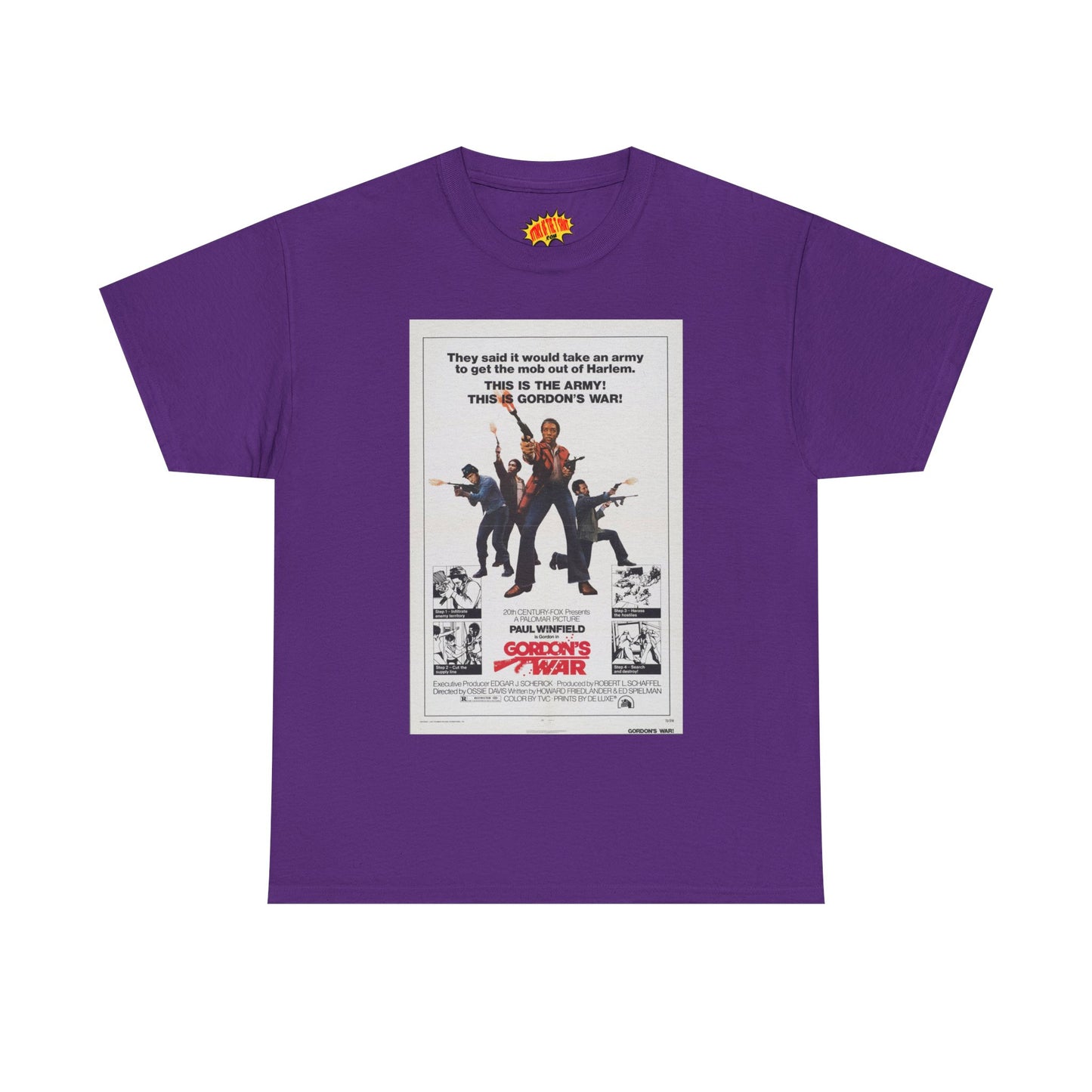 Gordon's War Movie Poster T-Shirt *Multiple Colors*