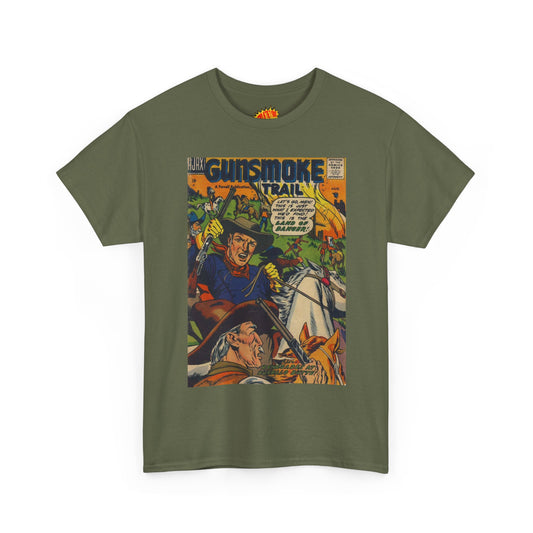 Gunsmoke Trail August Comic Tee Shirt *Multiple Colors*