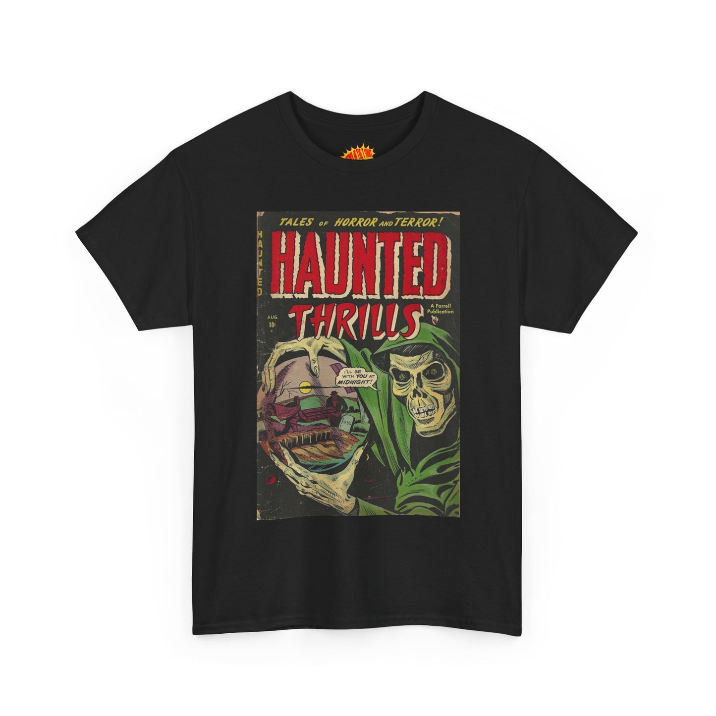 Haunted Thrills August Comic Tee Shirt *Multiple Colors*