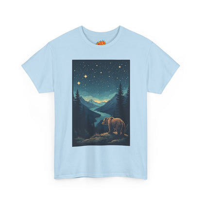 Grizzly Bear Night Scene T-Shirt