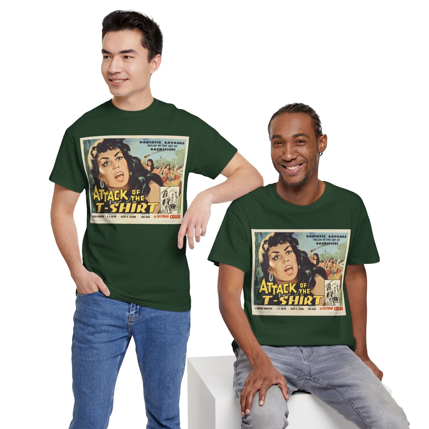 Attack of the T-Shirt Movie Poster T-Shirt