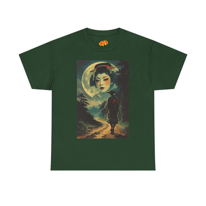 Night Traveller w/Full Moon Geisha T-Shirt