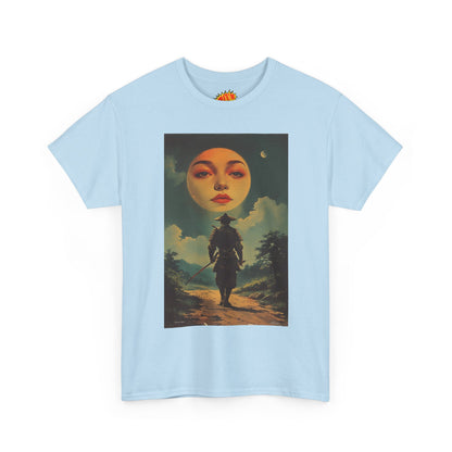 Walking Samurai w/Blood Moon Face T-Shirt