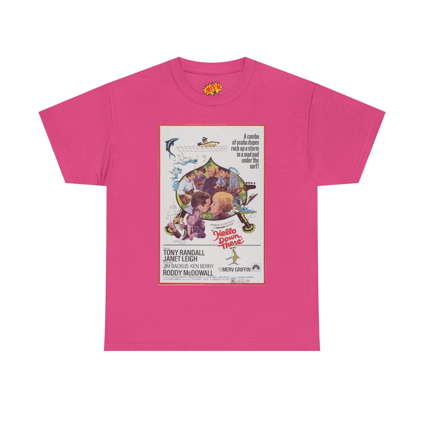 Hello Down There Movie Poster T-Shirt *Multiple Colors*