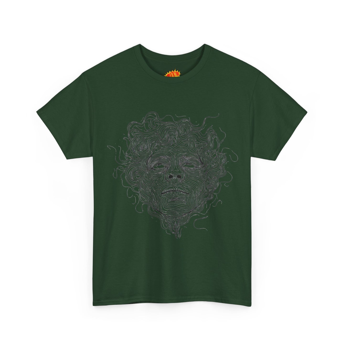 Human Face Line Drawing Graphic Art Tee Shirt *Multiple Colors*