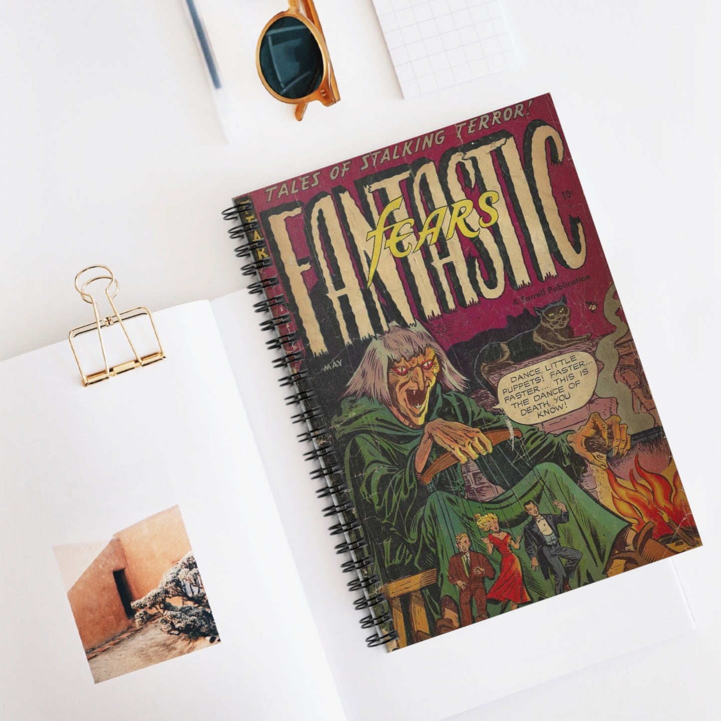 Fantastic Fears May Comic Spiral Notebook