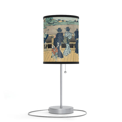 The Sazai Hall by Hokusai Japanese Lamp