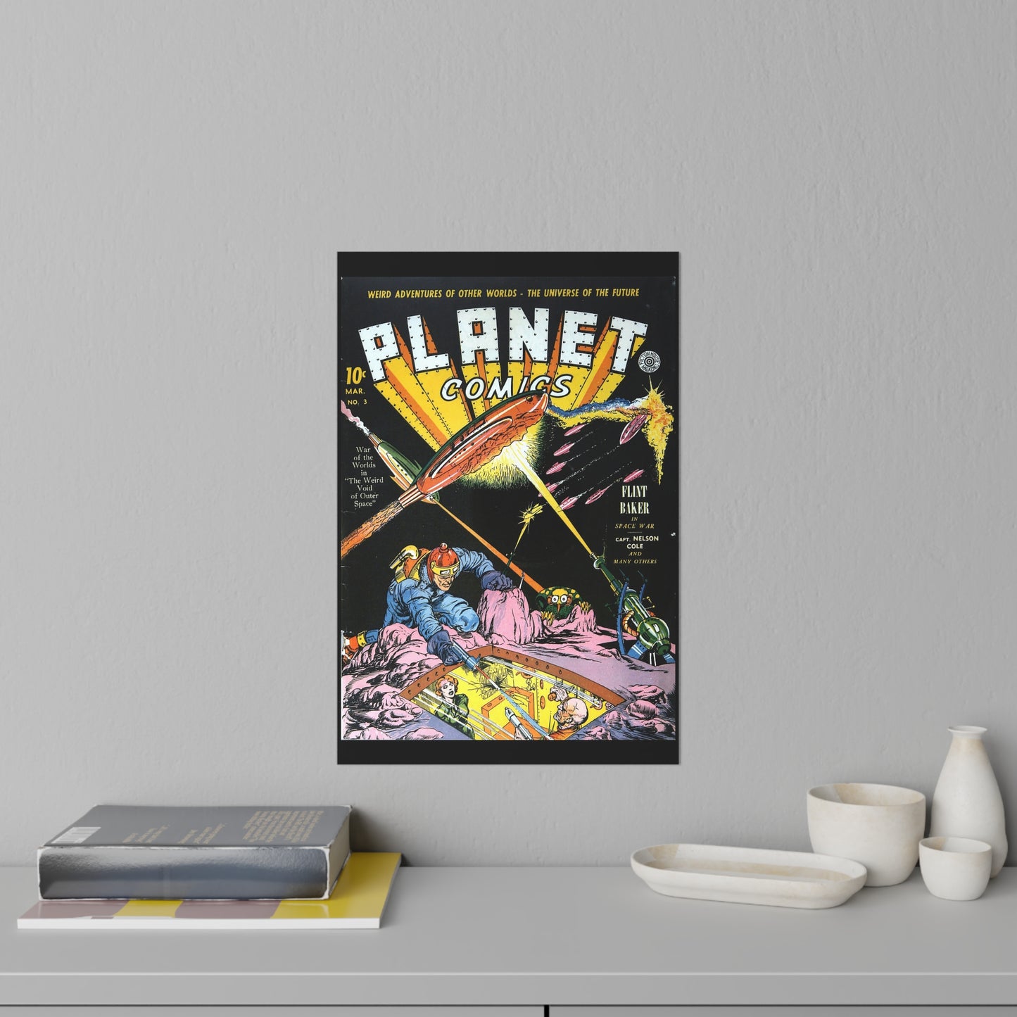 Planet Comics #3 Wall Decals