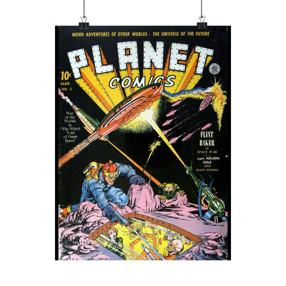 Planet Comics #3 Matte Vertical Posters
