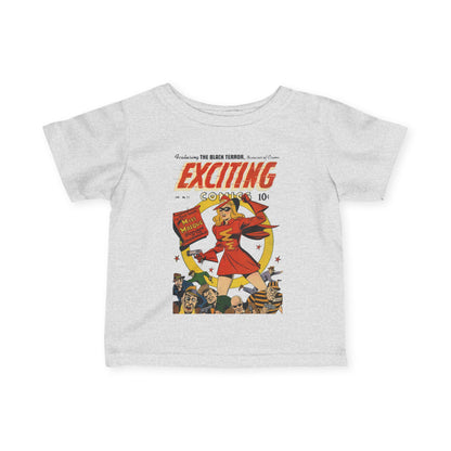 Exciting Comics #53 feat Miss Masque Infant Tee *Many Sizes/Colors Available*