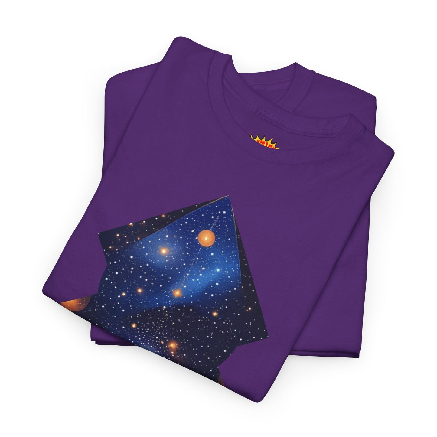 Geometric Shaped Galaxy Graphic Space Art Tee Shirt *Multiple Colors*
