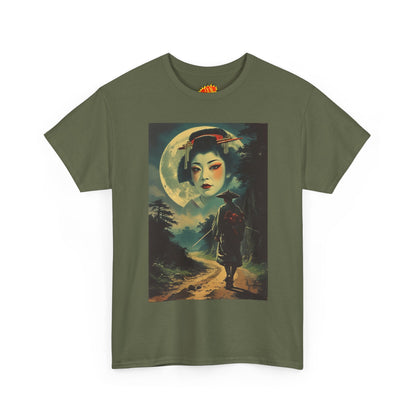 Night Traveller w/Full Moon Geisha T-Shirt